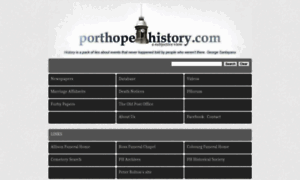 Porthopehistory.com thumbnail