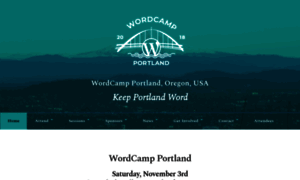 Portland.wordcamp.org thumbnail