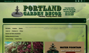 Portlandgardendecor.com thumbnail