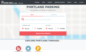 Portlandparking.spplus.com thumbnail