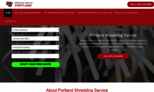 Portlandshreddingservice.com thumbnail