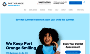 Portorangemoderndentistry.com thumbnail