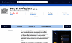 Portrait-professional.software.informer.com thumbnail