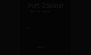 Portscanner.sourceforge.net thumbnail