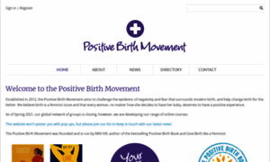 Positivebirthmovement.org thumbnail