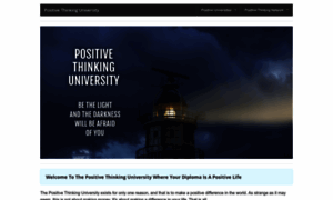 Positivethinkinguniversity.com thumbnail