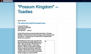 Possumkingdomtoadies.blogspot.com thumbnail