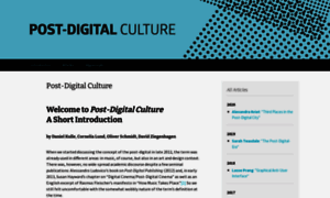 Post-digital-culture.org thumbnail