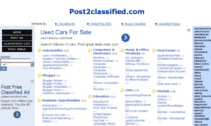 Post2classified.com thumbnail