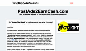 Postads2earncash.com thumbnail