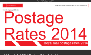 Postage-rates-2014.co.uk thumbnail