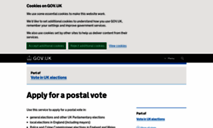 Postal-vote.service.gov.uk thumbnail