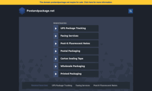 Postandpackage.net thumbnail