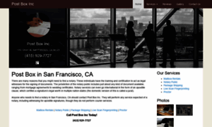 Postboxsanfrancisco.com thumbnail