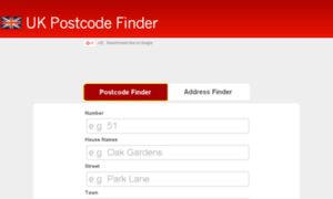 Postcode-finder.net thumbnail