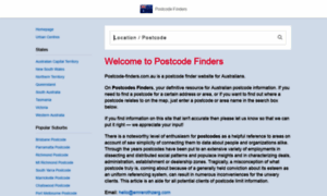 Postcode-finders.com.au thumbnail