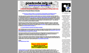 Postcode.org.uk thumbnail