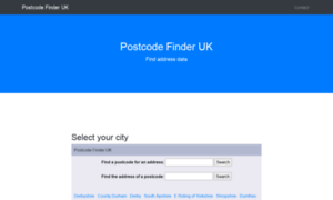 Postcodefinder.org.uk thumbnail