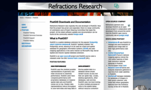 Postgis.refractions.net thumbnail