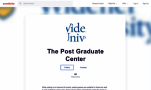 Postgraduatecenter.eventbrite.com thumbnail