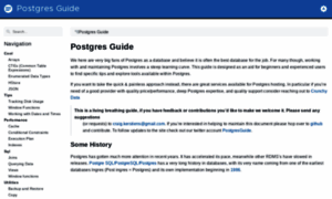 Postgresguide.com thumbnail