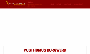 Posthumus.frl thumbnail