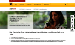 Postident.deutschepost.de thumbnail