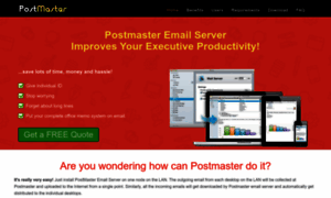 Postmasteremailserver.com thumbnail