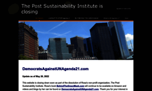 Postsustainabilityinstitute.org thumbnail