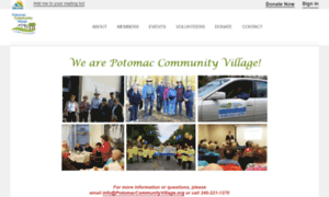Potomaccommunityvillage.org thumbnail