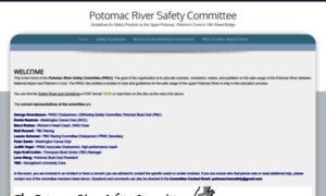 Potomacriversafetycommittee.org thumbnail