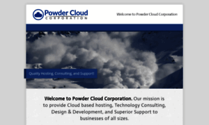 Powdercloudcorp.com thumbnail
