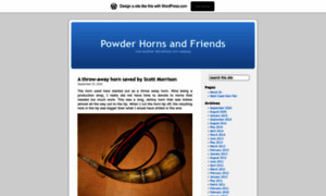 Powderhorns.wordpress.com thumbnail