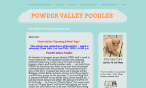 Powdervalleypoodles.com thumbnail