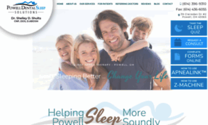 Powelldentalsleepsolutions.com thumbnail