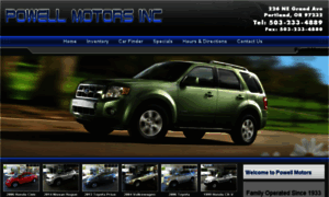 Powellmotors.net thumbnail