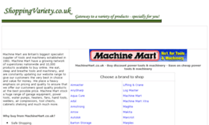 Power-tools-machinery.shoppingvariety.co.uk thumbnail