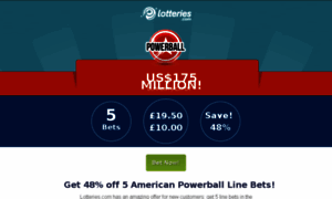 Powerball1.lotteries.com thumbnail