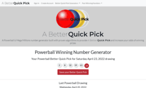 Powerballnumbergenerator.com thumbnail