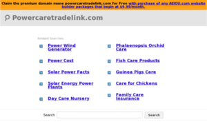 Powercaretradelink.com thumbnail