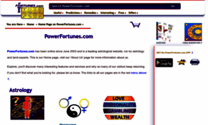 Powerfortunes.net thumbnail