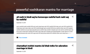 Powerfulvashikaranmantraformarriage.blogspot.com thumbnail