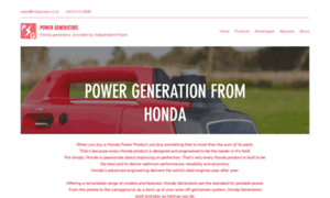 Powergenerators.co.nz thumbnail