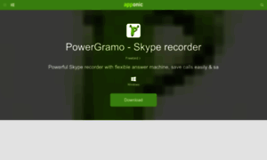 Powergramo-skype-recorder.apponic.com thumbnail