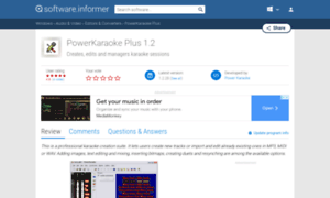 Powerkaraoke-plus.software.informer.com thumbnail