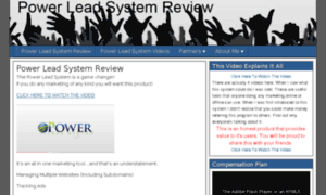Powerleadsystemreview.us thumbnail