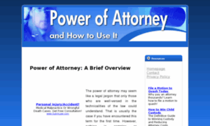 Powerofattorneytips.info thumbnail