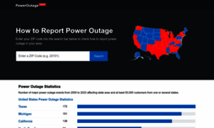 Poweroutage.report thumbnail