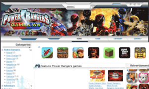 Powerrangers.games235.com thumbnail