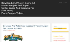 Powerrangersvideos.wordpress.com thumbnail